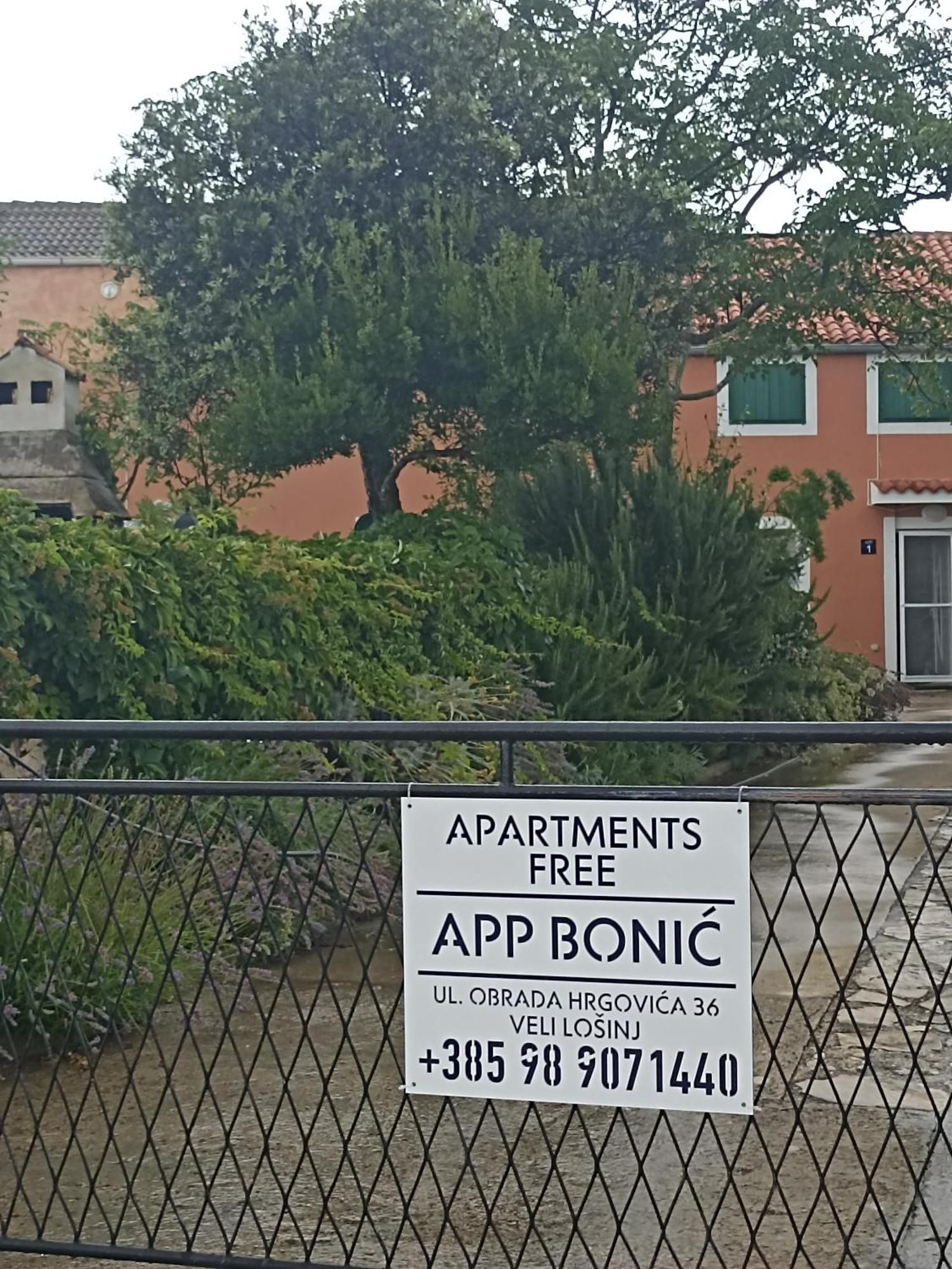 Veli LošinjApp Bonic公寓 外观 照片